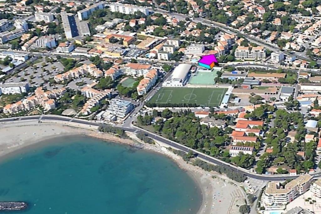 Апартаменти La Plage Vous Appartient - Studio Cabine Vue Mer Сет Екстер'єр фото